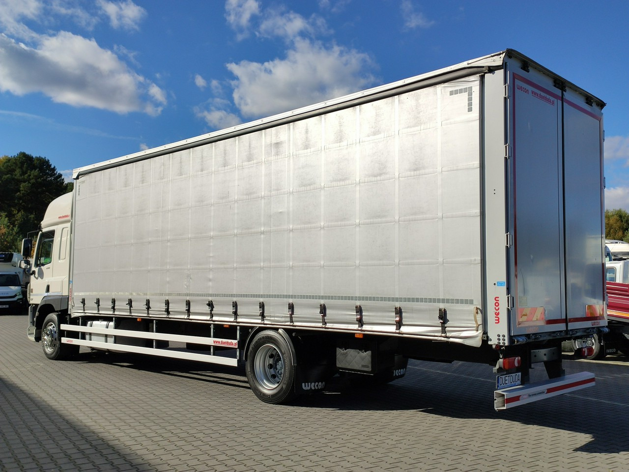 Curtainsider truck DAF CF 290 E6 Firana Tył Drzwi Dach Podnoszony / Zsuwany Długi 9.30m: picture 17