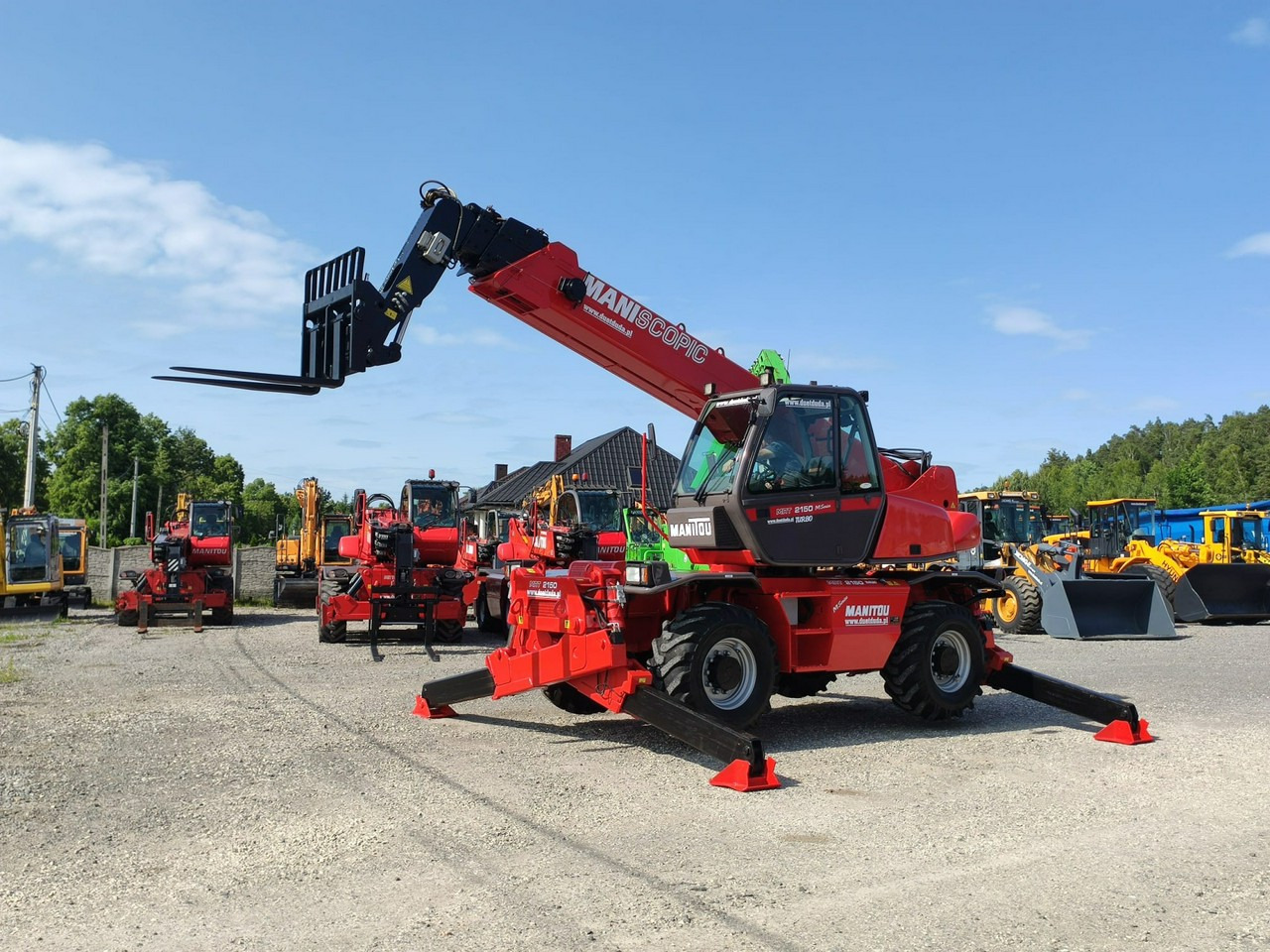 Telescopic handler Manitou MRT 2150 ROTO Ładowarka Teleskopowa Obrotowa 2550 1850 1840: picture 20