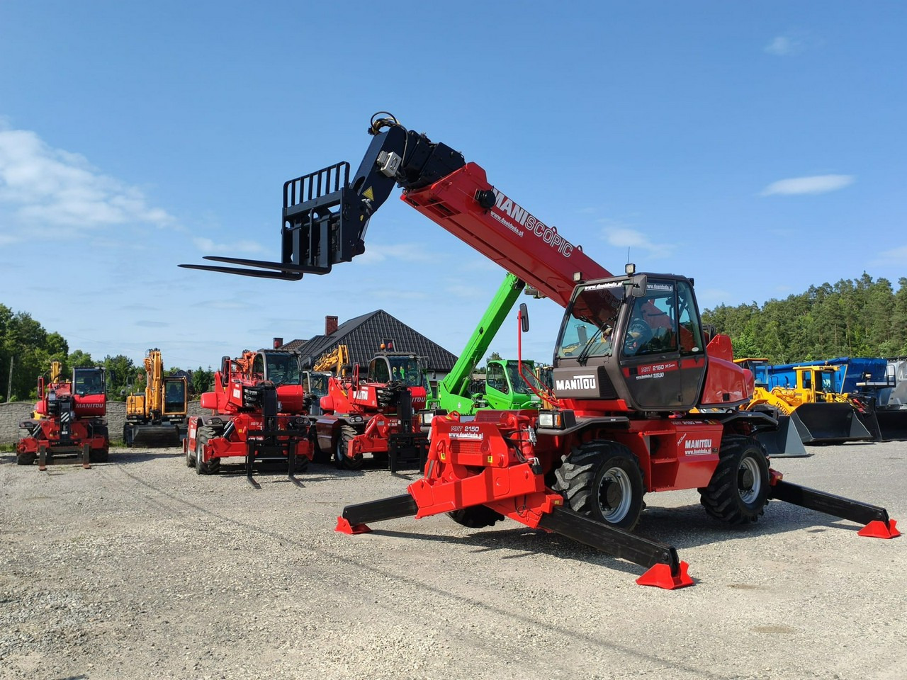 Telescopic handler Manitou MRT 2150 ROTO Ładowarka Teleskopowa Obrotowa 2550 1850 1840: picture 21