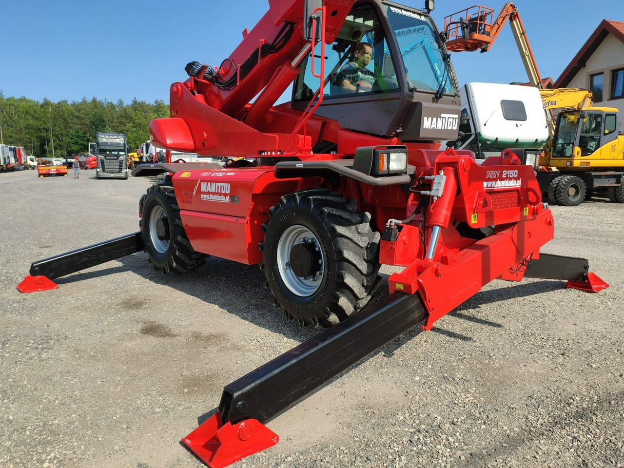 Telescopic handler Manitou MRT 2150 ROTO Ładowarka Teleskopowa Obrotowa 2550 1850 1840: picture 10
