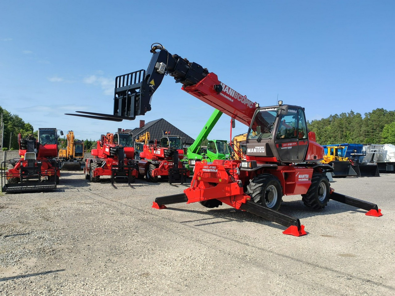 Telescopic handler Manitou MRT 2150 ROTO Ładowarka Teleskopowa Obrotowa 2550 1850 1840: picture 12