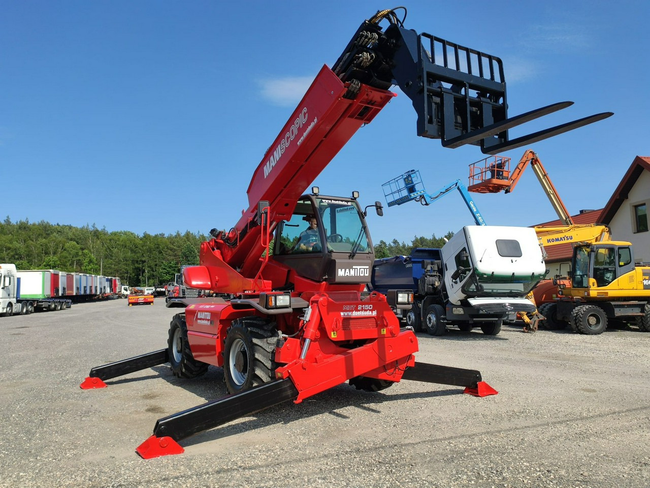 Telescopic handler Manitou MRT 2150 ROTO Ładowarka Teleskopowa Obrotowa 2550 1850 1840: picture 11