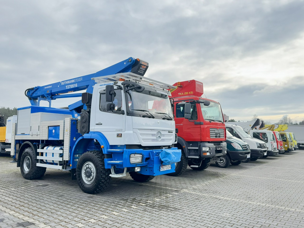 Mercedes AXOR 1829 4x4 Zwyżka RUTHMANN STEIGER T270S16 Podnośnik Koszowy - Truck mounted aerial platform: picture 5 Mercedes AXOR 1829 4x4 Zwyżka RUTHMANN STEIGER T270S16 Podnośnik Koszowy - Truck mounted aerial platform: picture 5