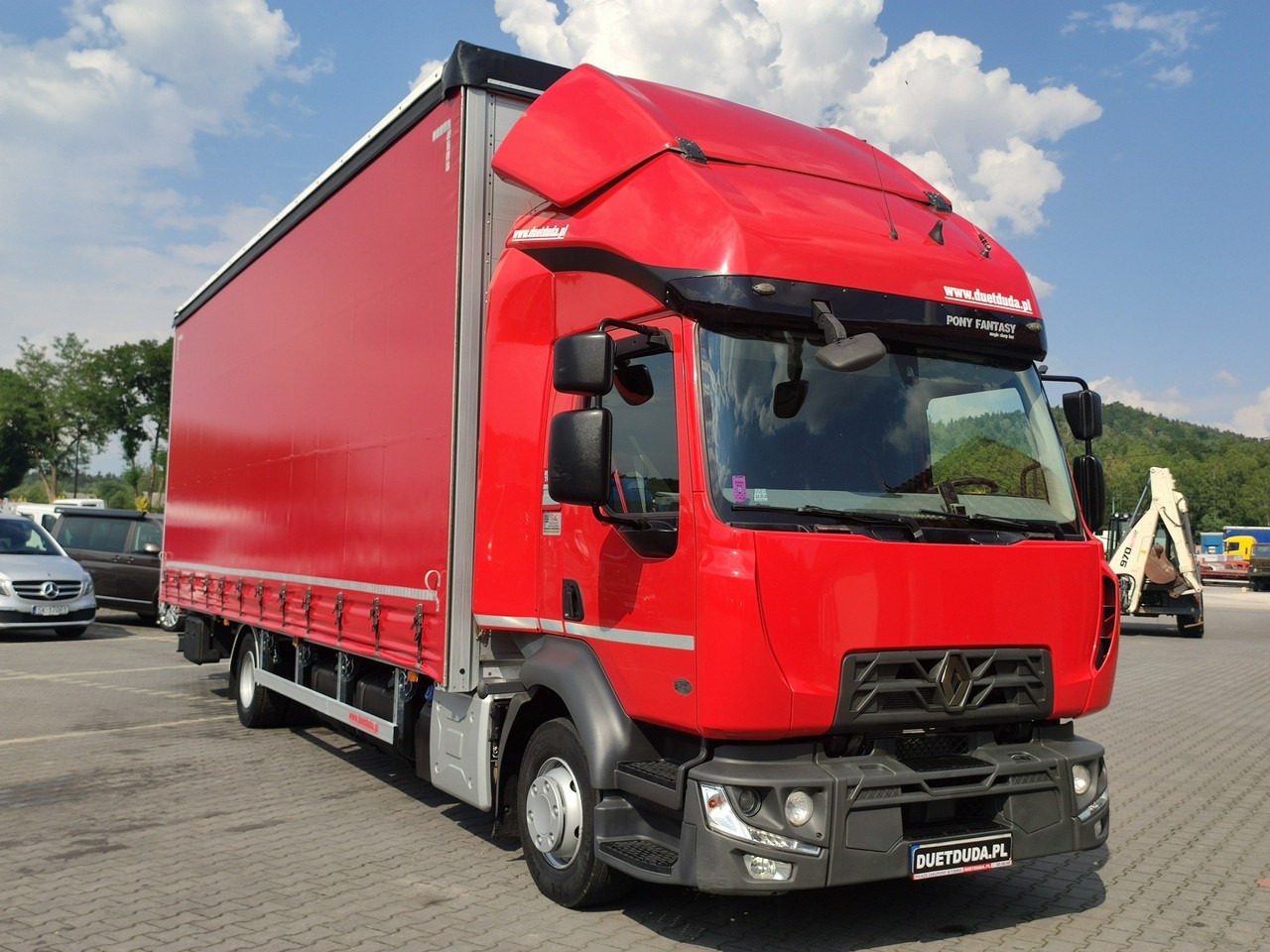 Renault D12.240 E6 Firana Tył Drzwi Dach Zsuwany Długa 830cm - Curtainsider truck: picture 4 Renault D12.240 E6 Firana Tył Drzwi Dach Zsuwany Długa 830cm - Curtainsider truck: picture 4