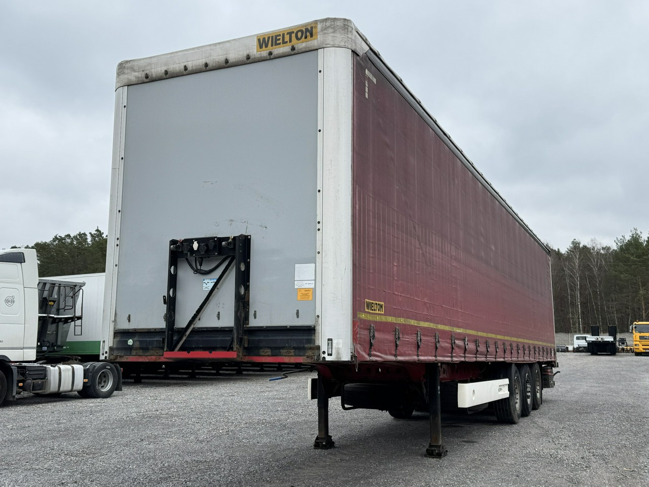 Wielton Standard Osie Mercedes Oś Podnoszona - Curtainsider semi-trailer: picture 3 Wielton Standard Osie Mercedes Oś Podnoszona - Curtainsider semi-trailer: picture 3