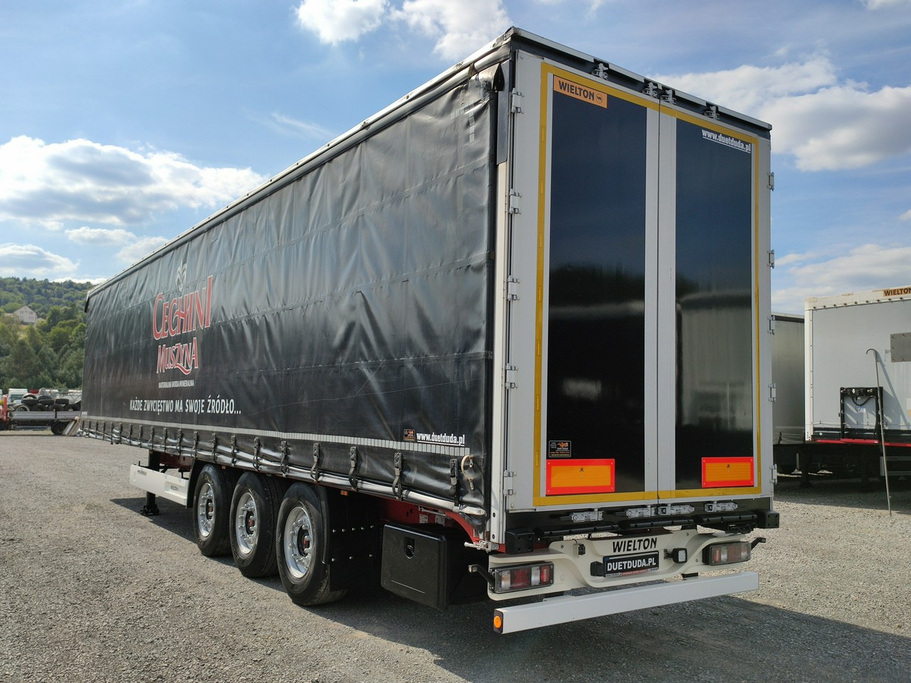 Curtainsider semi-trailer Wielton Standart Osie Saf Oś Podnoszona Super Stan: picture 6