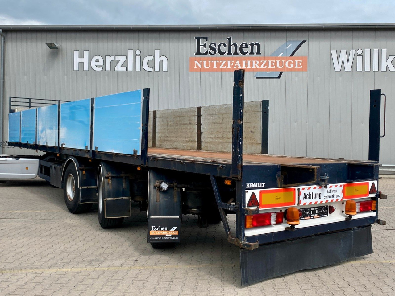 KWB/Bree Rollkranauflieger | 2+3.Achse gelenkt - Dropside/ Flatbed semi-trailer: picture 3 KWB/Bree Rollkranauflieger | 2+3.Achse gelenkt - Dropside/ Flatbed semi-trailer: picture 3