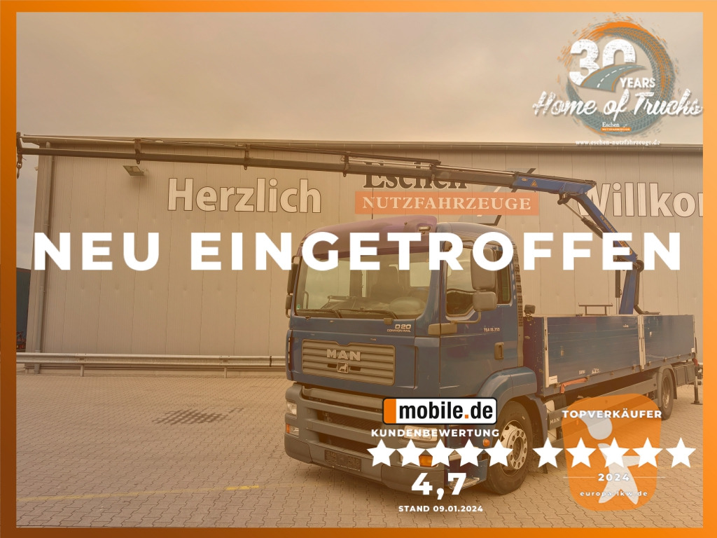 MAN TGA 18.350 4x2 LL / Palfinger PK9002 EH Kran - Dropside/ Flatbed truck: picture 1 MAN TGA 18.350 4x2 LL / Palfinger PK9002 EH Kran - Dropside/ Flatbed truck: picture 1