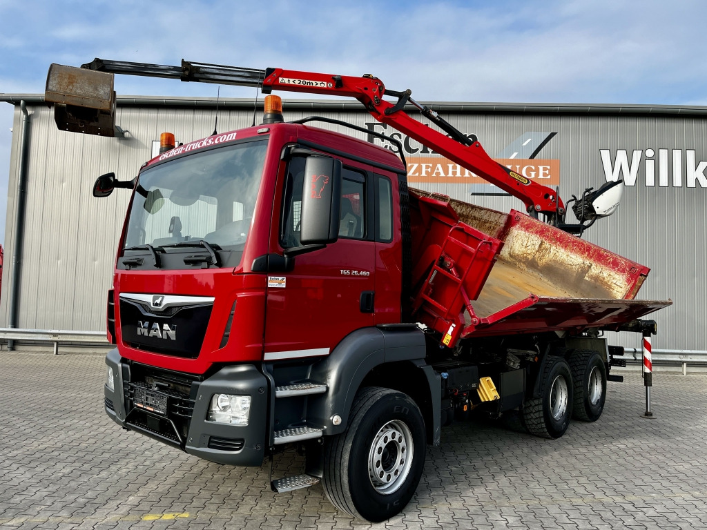 MAN TGS 26.460 6x4 BB / Palfinger M12L83 Kran - Tipper, Crane truck: picture 1 MAN TGS 26.460 6x4 BB / Palfinger M12L83 Kran - Tipper, Crane truck: picture 1
