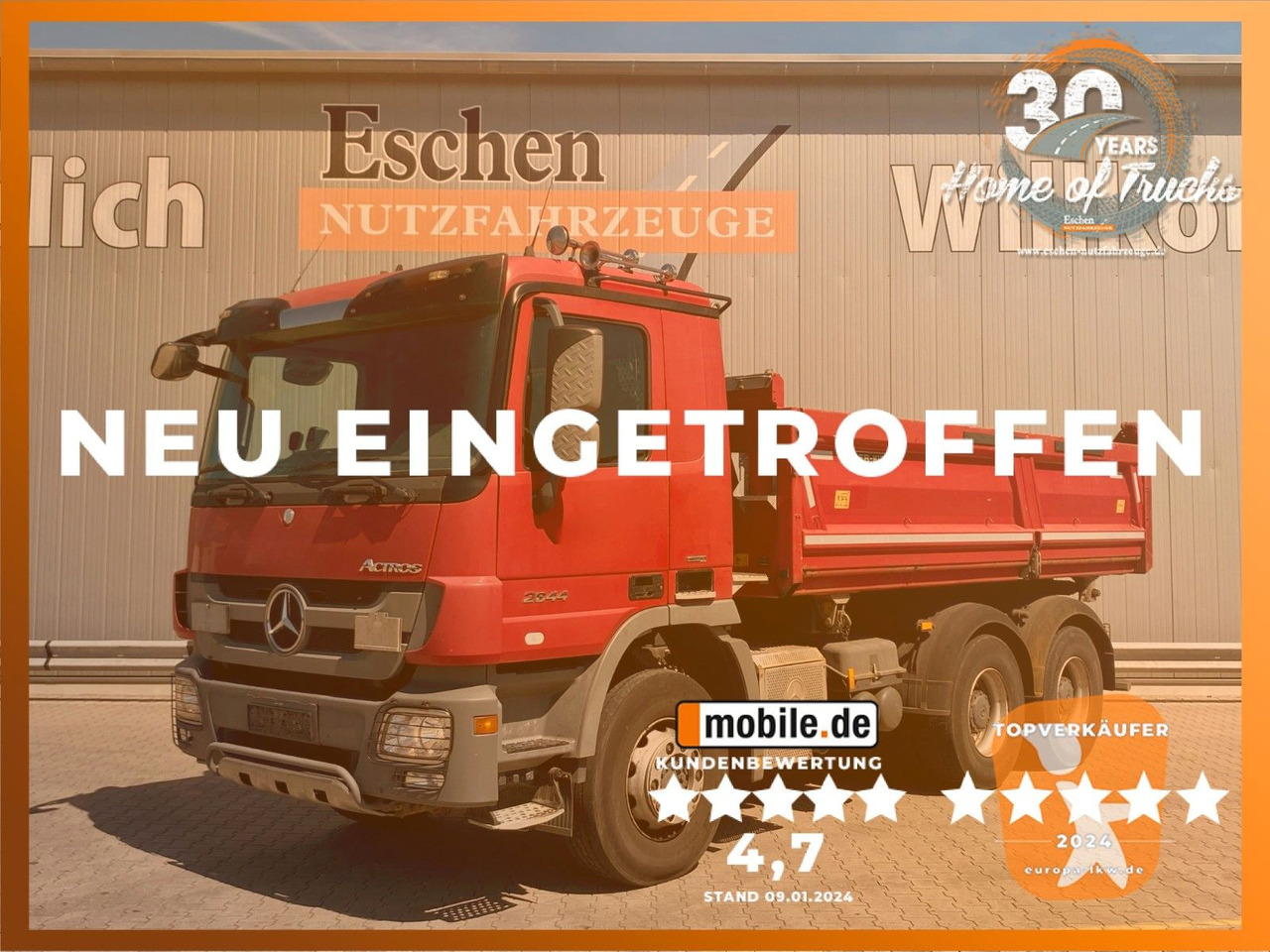 Mercedes-Benz Actros 2644 Original100TKM*MEILLER*Bordmatik*TOP - Tipper: picture 1 Mercedes-Benz Actros 2644 Original100TKM*MEILLER*Bordmatik*TOP - Tipper: picture 1