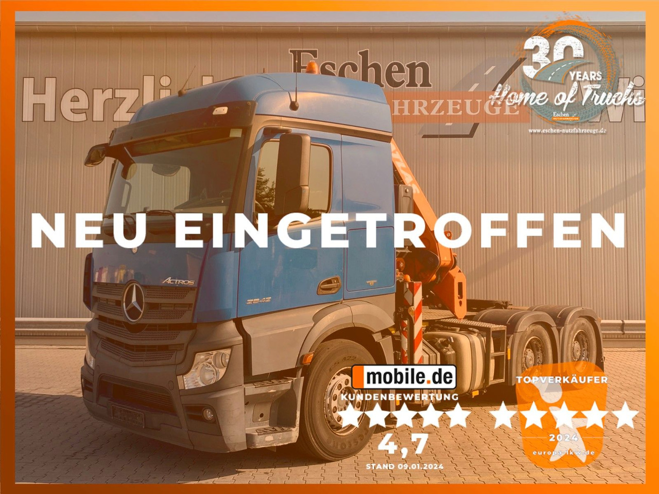 Mercedes-Benz Actros 2642 6x4 | Atlas 332.3 E-AS*Funk*Navi*AC - Tractor unit: picture 1 Mercedes-Benz Actros 2642 6x4 | Atlas 332.3 E-AS*Funk*Navi*AC - Tractor unit: picture 1