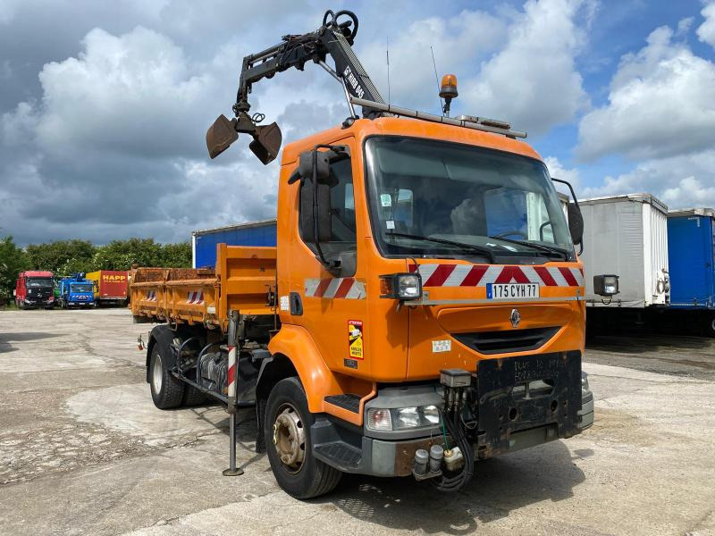 Renault Midlum 180 DCI - Tipper, Crane truck: picture 1 Renault Midlum 180 DCI - Tipper, Crane truck: picture 1