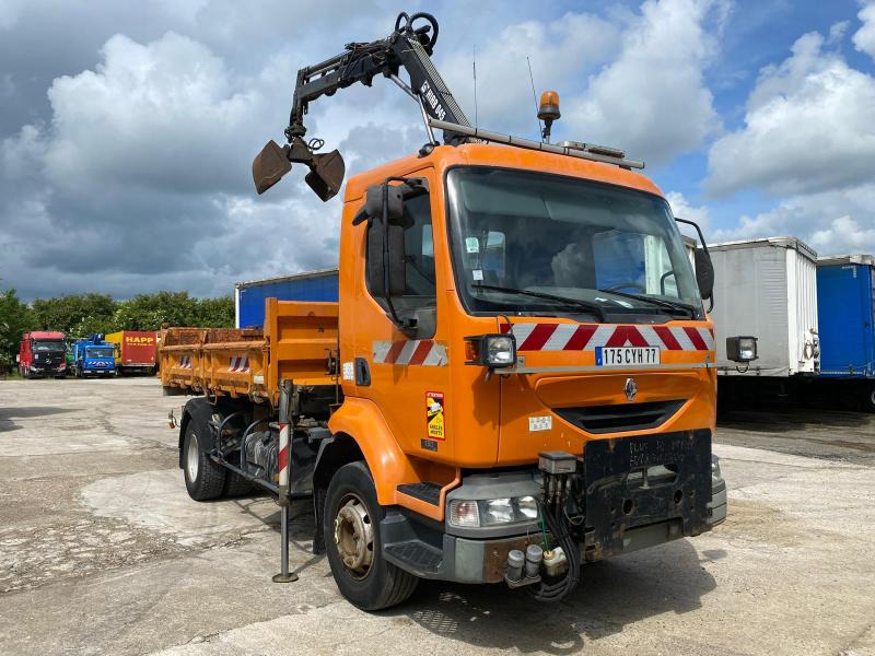 Renault Midlum 180 - Tipper, Crane truck: picture 1 Renault Midlum 180 - Tipper, Crane truck: picture 1
