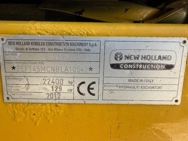 New Holland Kobelco E 215 C - Crawler excavator: picture 5 New Holland Kobelco E 215 C - Crawler excavator: picture 5