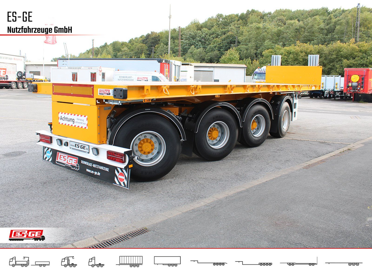 ES-GE 4-Achs-Ballastauflieger - Dropside/ Flatbed semi-trailer: picture 3 ES-GE 4-Achs-Ballastauflieger - Dropside/ Flatbed semi-trailer: picture 3