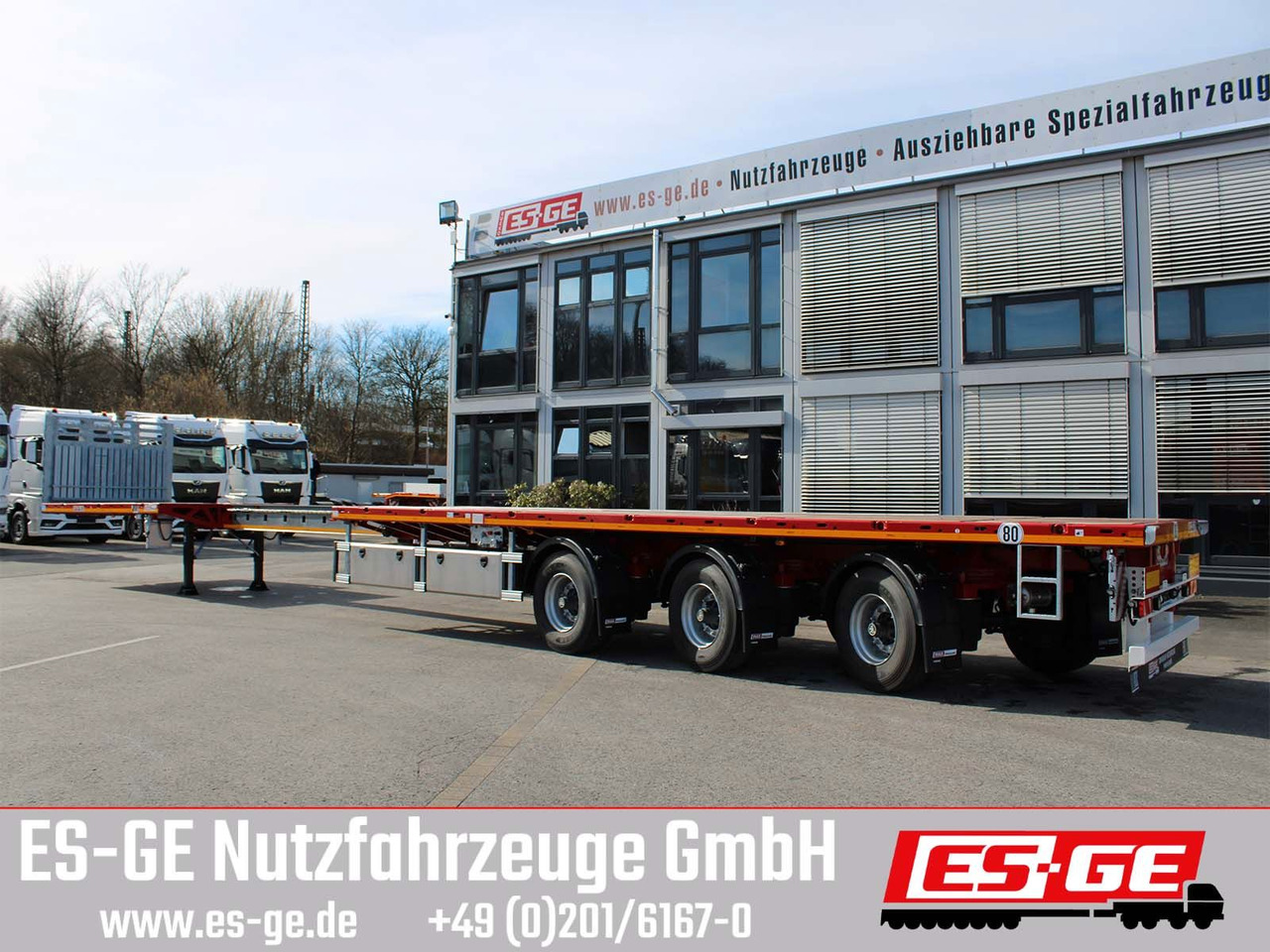 Faymonville MAX Trailer MAX210 Telesattel - Dropside/ Flatbed semi-trailer: picture 1 Faymonville MAX Trailer MAX210 Telesattel - Dropside/ Flatbed semi-trailer: picture 1