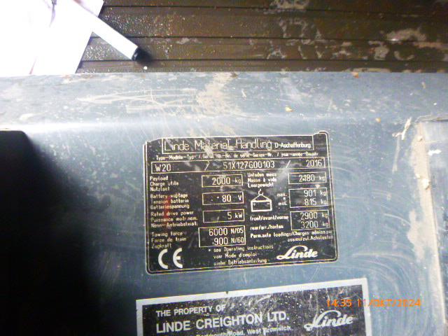 LINDE W20 2022 BATTERY!!! - Tow tractor: picture 2 LINDE W20 2022 BATTERY!!! - Tow tractor: picture 2