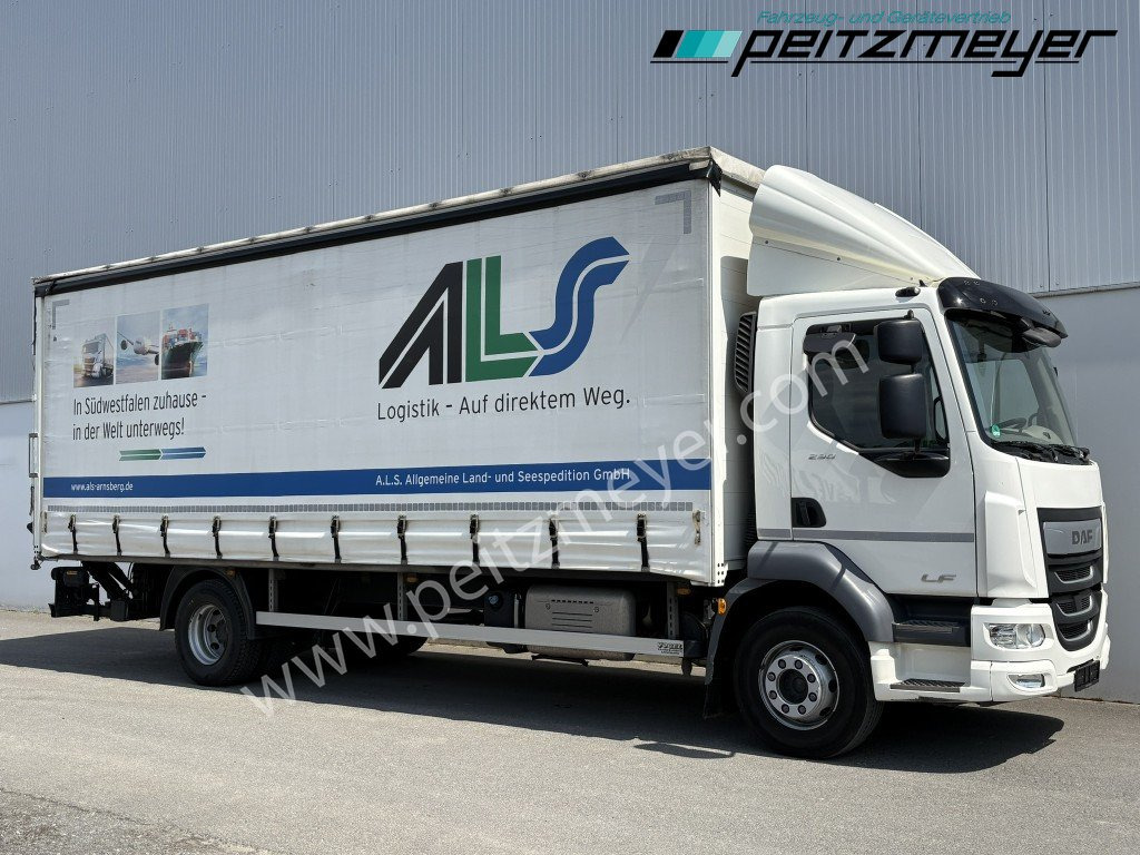 DAF LF 16.290 FL Pritsche + LBW 1,5 t. NL 9 t. - Curtainsider truck: picture 2 DAF LF 16.290 FL Pritsche + LBW 1,5 t. NL 9 t. - Curtainsider truck: picture 2