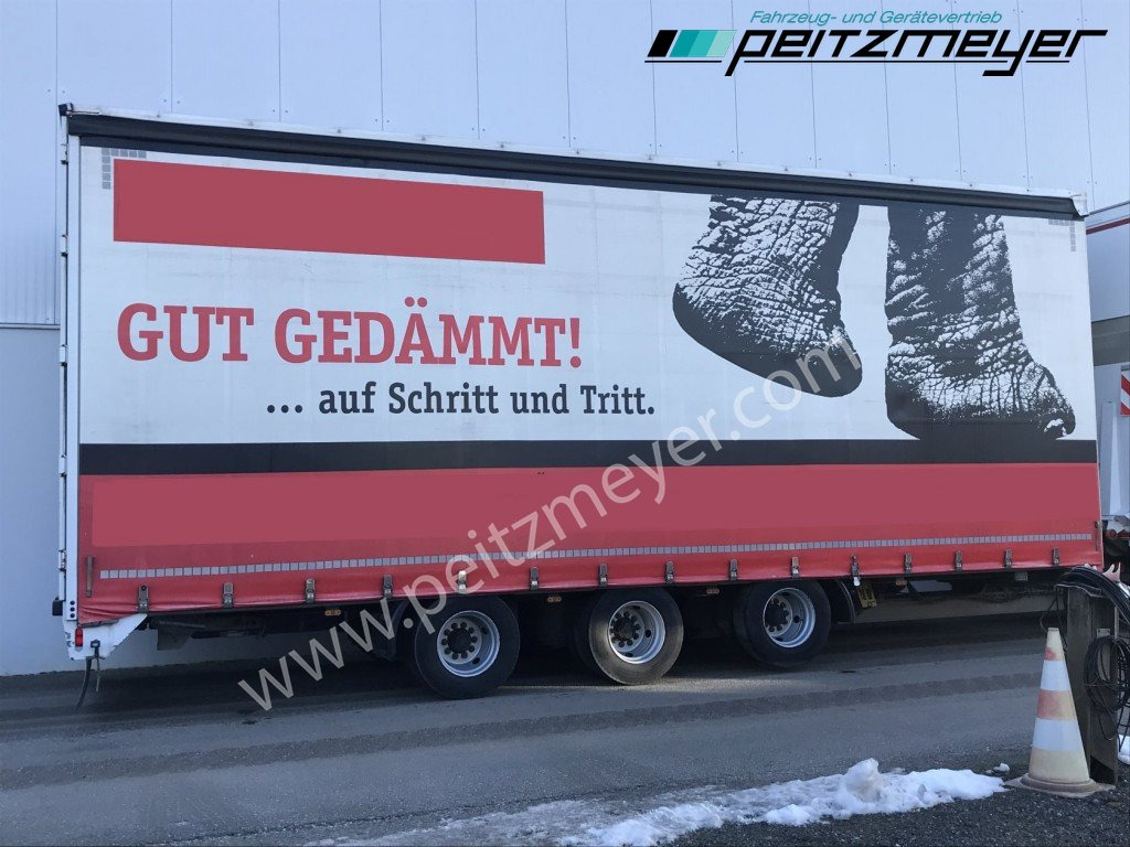 Curtainsider trailer KRUKENMEIER Tridemanhänger TLP 25 zwillingsbereift, Liftachse: picture 8