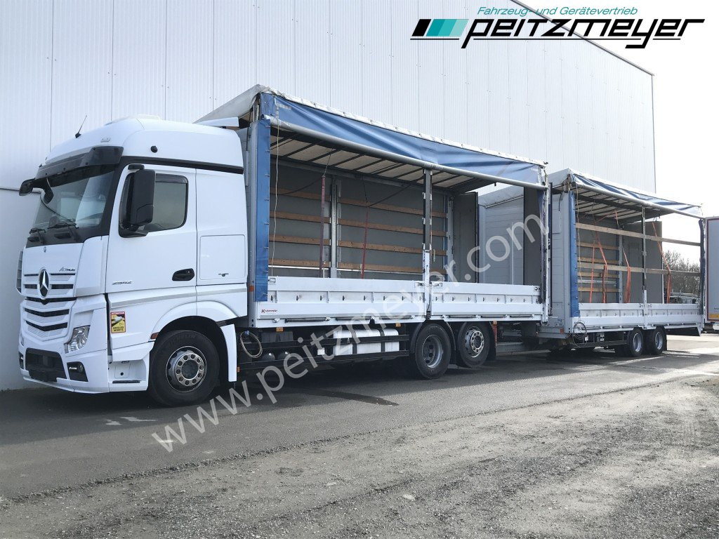 MERCEDES-BENZ Actros 2542 LL Pritsche, EU 6, Klima, Standklima, - Curtainsider truck: picture 1 MERCEDES-BENZ Actros 2542 LL Pritsche, EU 6, Klima, Standklima, - Curtainsider truck: picture 1