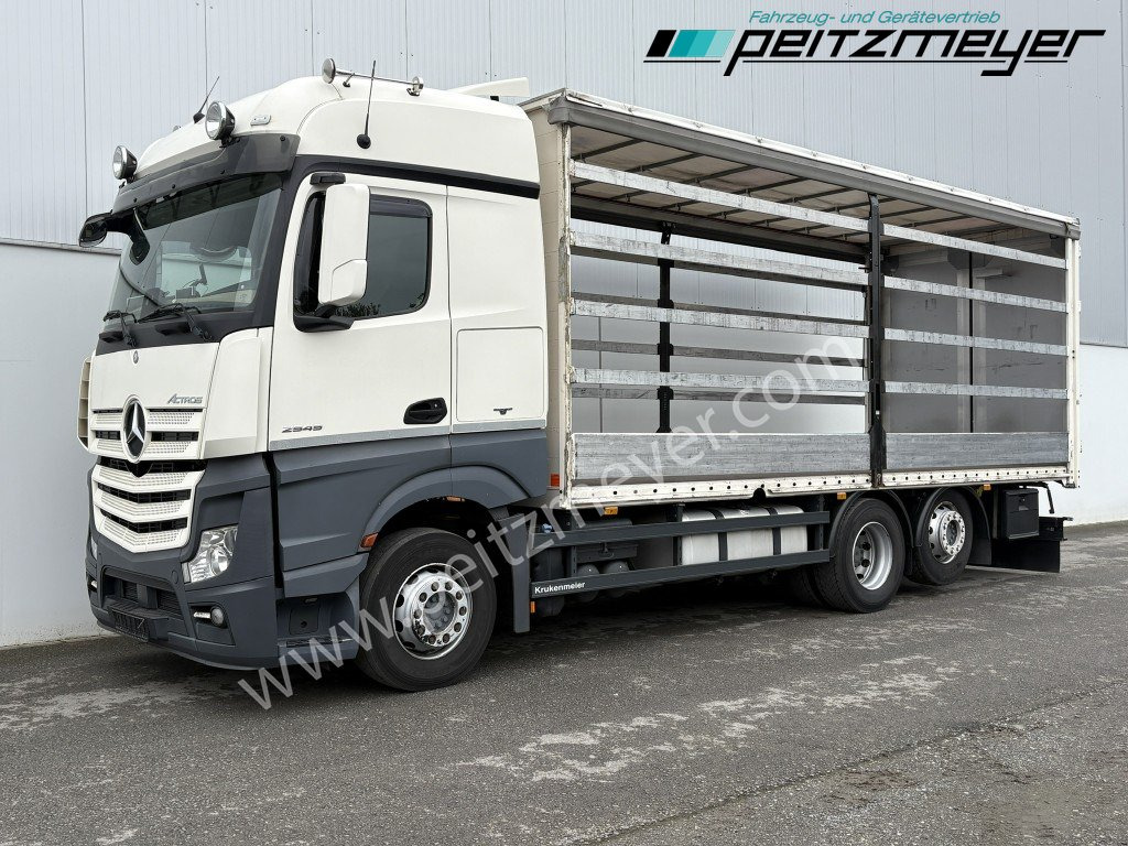 MERCEDES-BENZ Actros 2545 LL Pritsche, Klima, Standklima, PPC, EU 6 MP 4 - Edscha - Curtainsider truck: picture 1 MERCEDES-BENZ Actros 2545 LL Pritsche, Klima, Standklima, PPC, EU 6 MP 4 - Edscha - Curtainsider truck: picture 1