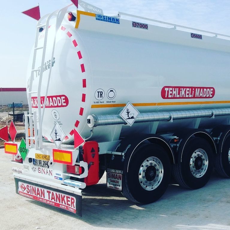 New Tank semi-trailer for transportation of fuel SINAN TANKER-TREYLER Aluminium, fuel tanker- Бензовоз Алюминьевый: picture 12