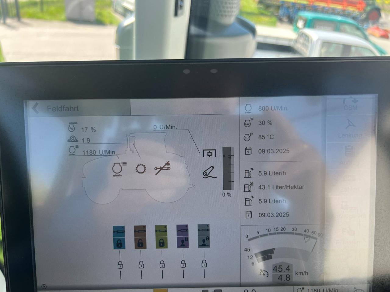 Farm tractor CLAAS Axion 940 mit GPS S10 RTK, 2525 Bh, Baujahr 2019: picture 11