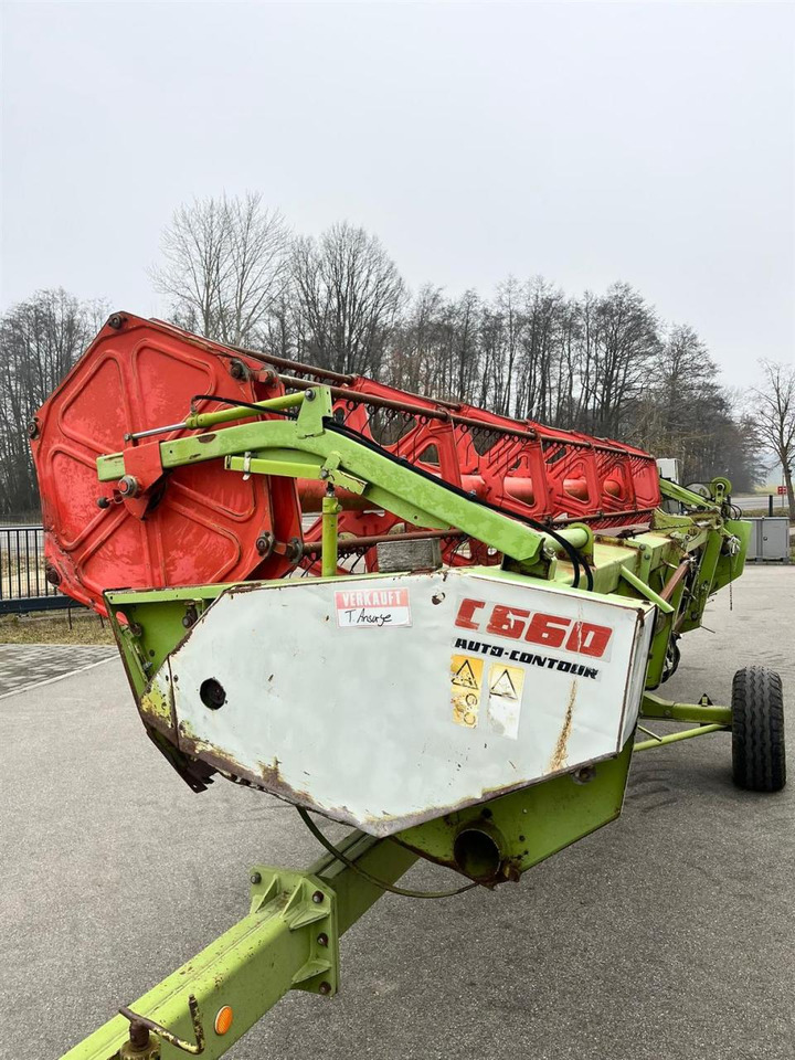 CLAAS Schneidwerk Claas C660 mit Autocontour, Transportwagen - Forage harvester attachment: picture 3 CLAAS Schneidwerk Claas C660 mit Autocontour, Transportwagen - Forage harvester attachment: picture 3