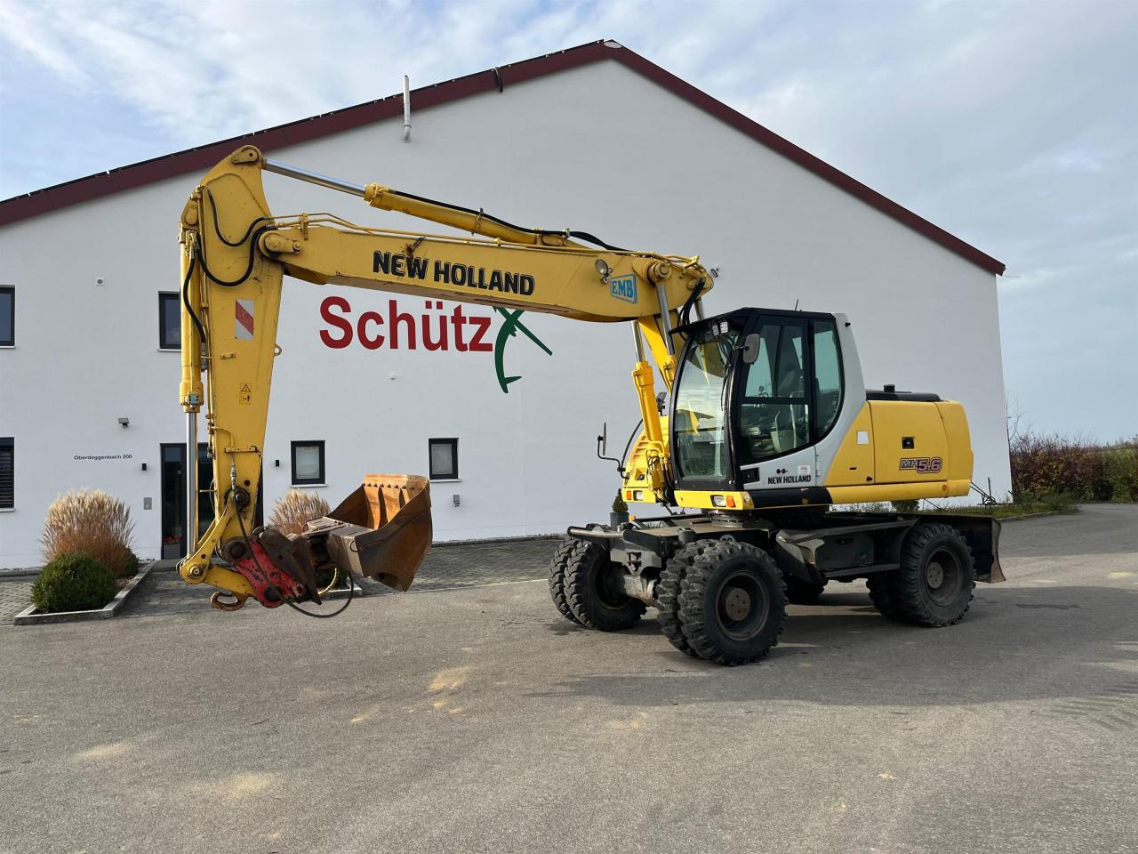 New Holland MH 5.6 inkl. Grabenlöffel, Tieflöffel - Wheel excavator: picture 2 New Holland MH 5.6 inkl. Grabenlöffel, Tieflöffel - Wheel excavator: picture 2