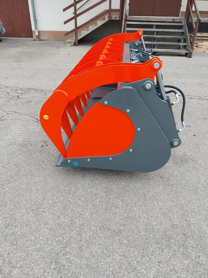 Greifschaufel 2,2m Euro Frontlader Schäffer Hoflader Schaufel - Loader bucket: picture 3 Greifschaufel 2,2m Euro Frontlader Schäffer Hoflader Schaufel - Loader bucket: picture 3