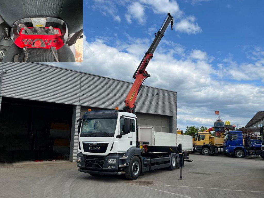 MAN TG-S 26.420 6x2 BL Pritsche Kran Palf. PK 22002+ - Crane truck: picture 2 MAN TG-S 26.420 6x2 BL Pritsche Kran Palf. PK 22002+ - Crane truck: picture 2