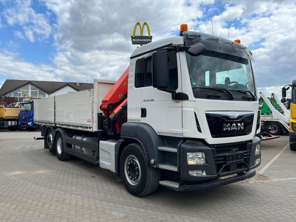 MAN TG-S 26.420 6x2 BL Pritsche Kran Palf. PK 22002+ - Dropside/ Flatbed truck, Crane truck: picture 3 MAN TG-S 26.420 6x2 BL Pritsche Kran Palf. PK 22002+ - Dropside/ Flatbed truck, Crane truck: picture 3