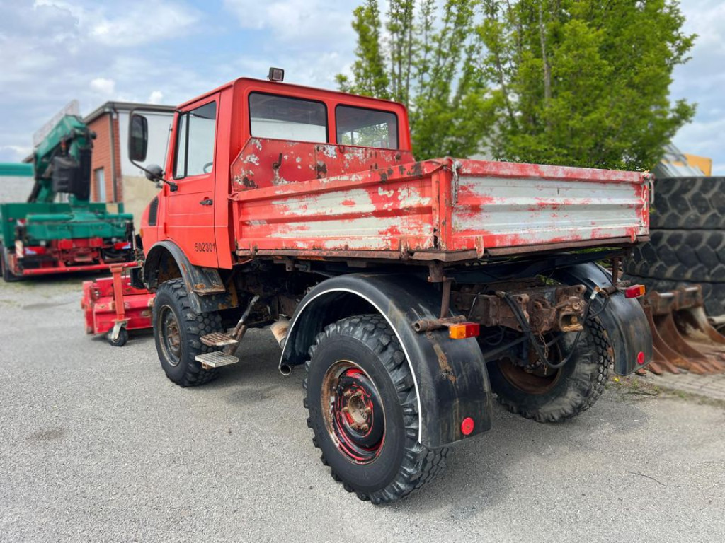 MERCEDES-BENZ Unimog U 424 2-Achs Allradkipper Front+Heckhydraulik Besen - Tipper: picture 4 MERCEDES-BENZ Unimog U 424 2-Achs Allradkipper Front+Heckhydraulik Besen - Tipper: picture 4