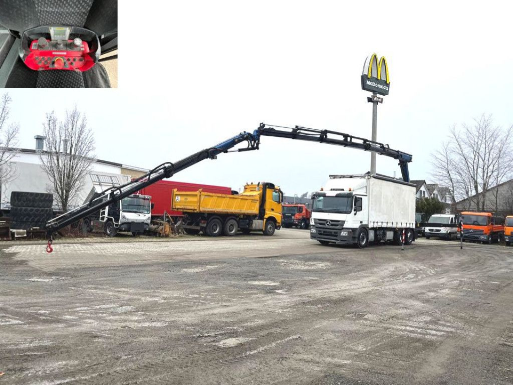 Mercedes-Benz Actros 2541 L6x2 Pritsche Heckkran 34m/to, Jib, - Dropside/ Flatbed truck, Crane truck: picture 3 Mercedes-Benz Actros 2541 L6x2 Pritsche Heckkran 34m/to, Jib, - Dropside/ Flatbed truck, Crane truck: picture 3
