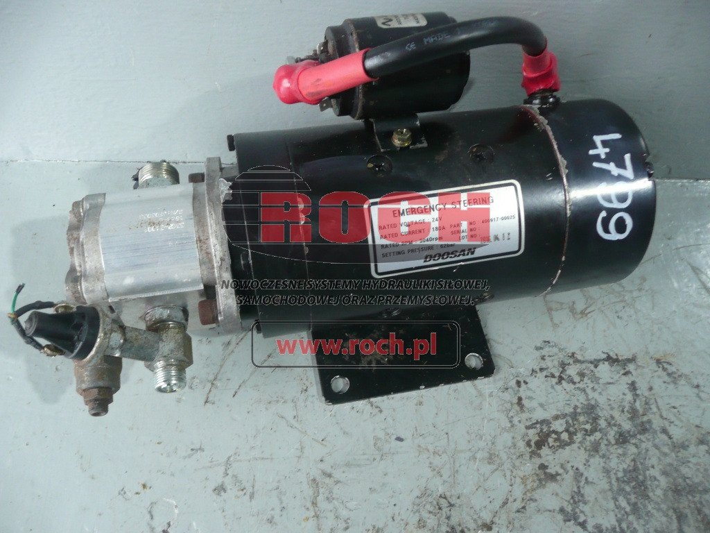 DOOSAN 33G8-34001 + 400917-00025 24V 180A 3040 RPM 62 BAR + ARD1308 24V 300A - Hydraulic pump: picture 1 DOOSAN 33G8-34001 + 400917-00025 24V 180A 3040 RPM 62 BAR + ARD1308 24V 300A - Hydraulic pump: picture 1