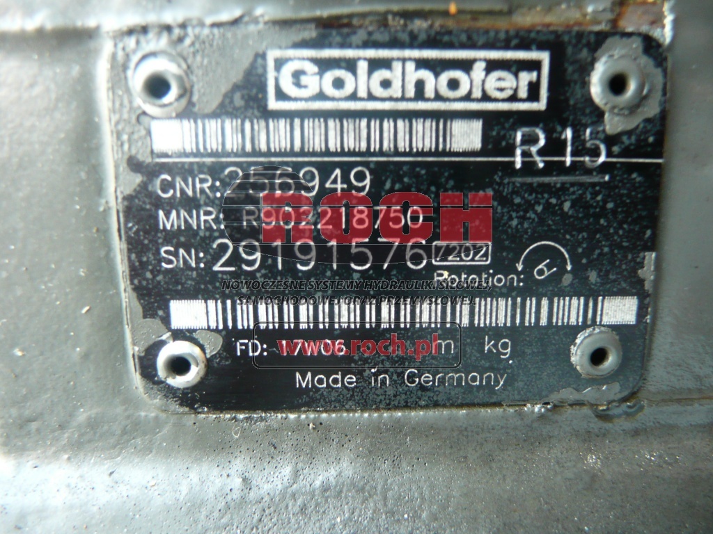GOLDHOFER R902218750 256949 - Hydraulic motor: picture 2 GOLDHOFER R902218750 256949 - Hydraulic motor: picture 2