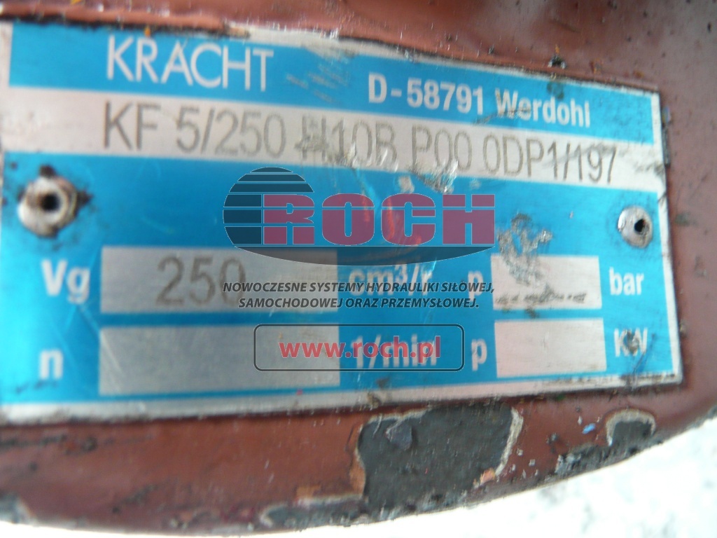 KRACHT KF5/250H10BP000DP1/197 - Hydraulic pump: picture 2 KRACHT KF5/250H10BP000DP1/197 - Hydraulic pump: picture 2