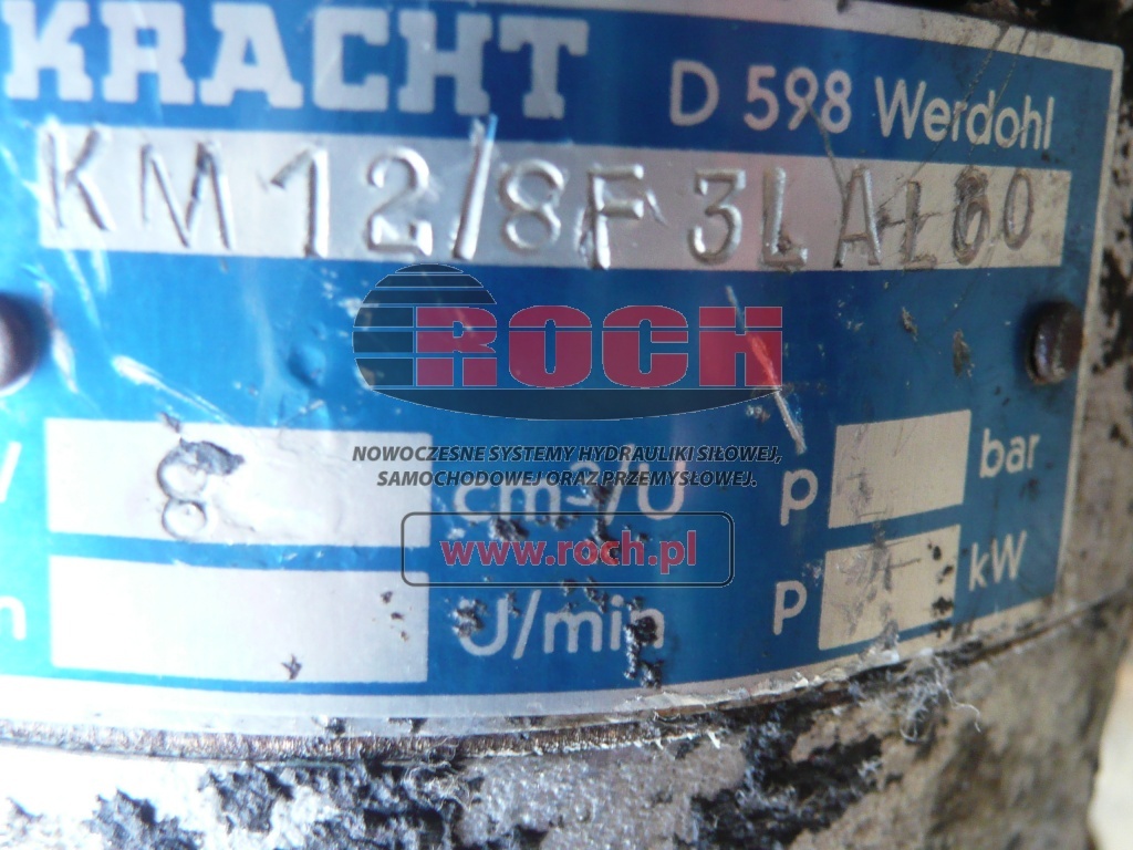 KRACHT KM12/8 F3LAL00 + D3D10D1A085 - Hydraulic motor: picture 2 KRACHT KM12/8 F3LAL00 + D3D10D1A085 - Hydraulic motor: picture 2