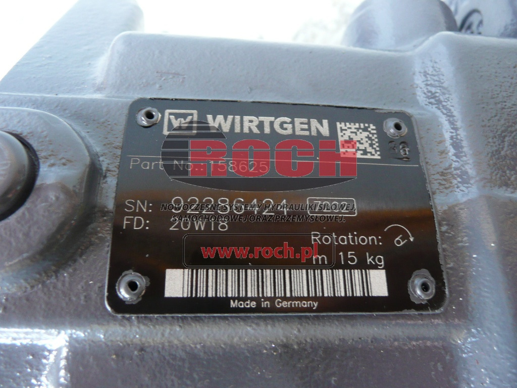WIRTGEN 158625 - Hydraulic pump: picture 2 WIRTGEN 158625 - Hydraulic pump: picture 2