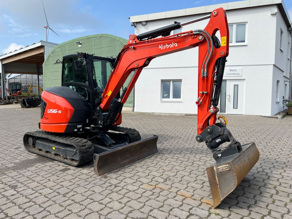 Kubota U56-5, BJ 22, 550 BH, Klima, Powertilt HS03, GL - Mini excavator: picture 3 Kubota U56-5, BJ 22, 550 BH, Klima, Powertilt HS03, GL - Mini excavator: picture 3
