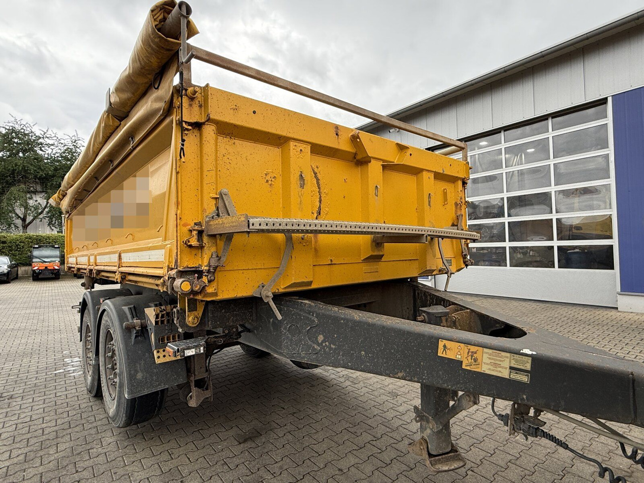 Tipper trailer Meiller Anhänger TANDEM Dreiseitenkipper Liftachse: picture 9