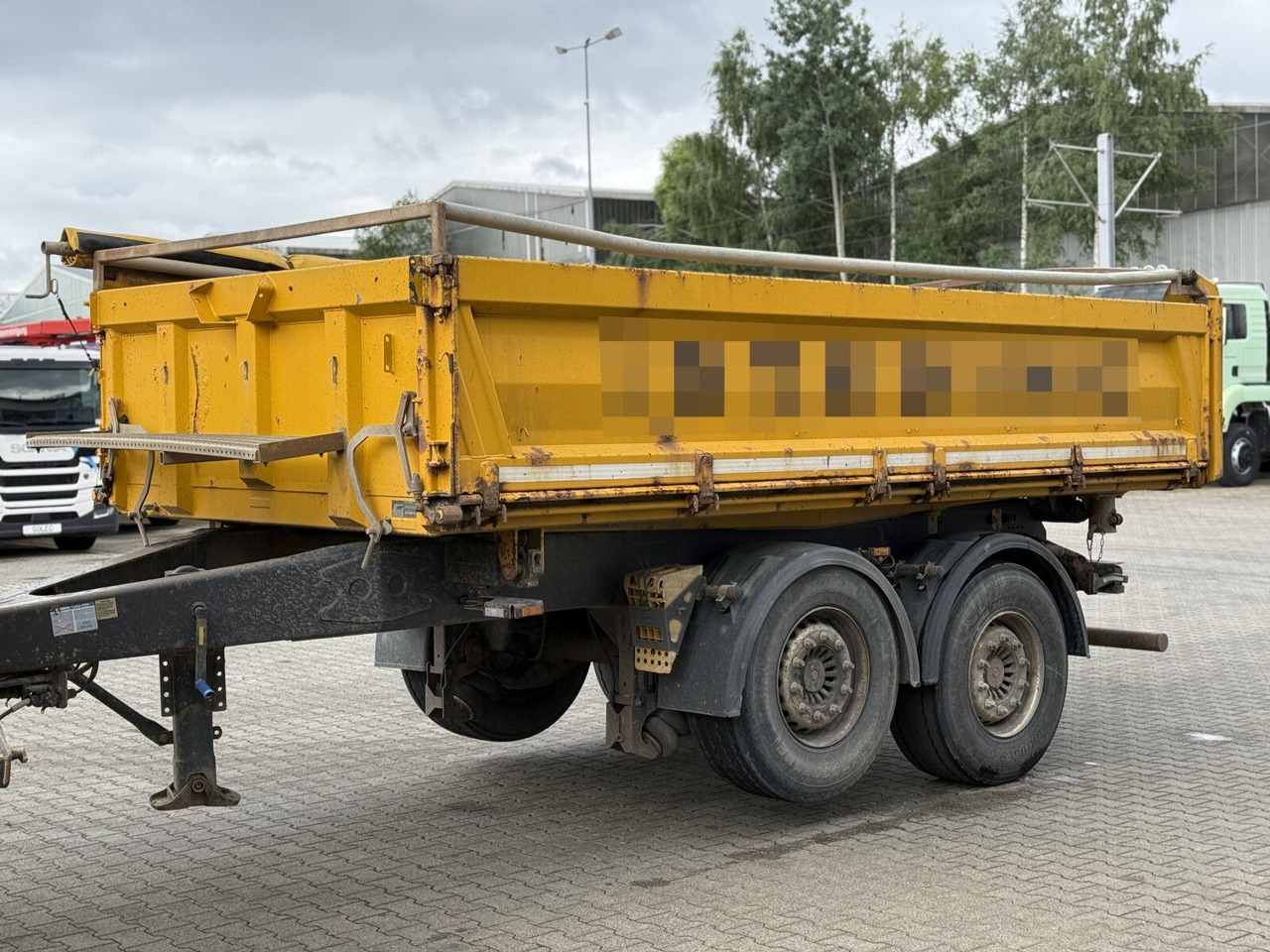 Tipper trailer Meiller Anhänger TANDEM Dreiseitenkipper Liftachse: picture 6