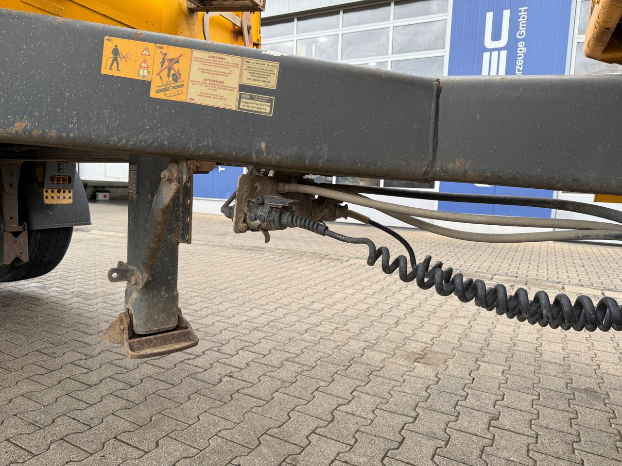 Tipper trailer Meiller Anhänger TANDEM Dreiseitenkipper Liftachse: picture 11