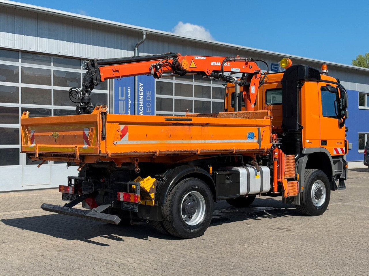 Mercedes-Benz ACTROS 2044 4x4 Kipper Kran ATLAS 65.2 A2L - Crane truck: picture 5 Mercedes-Benz ACTROS 2044 4x4 Kipper Kran ATLAS 65.2 A2L - Crane truck: picture 5