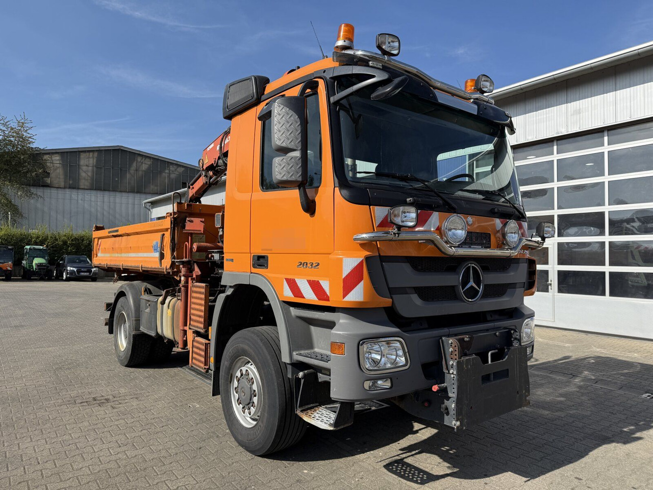 Mercedes-Benz ACTROS 2044 4x4 Kipper Kran ATLAS 65.2 A2L - Crane truck: picture 1 Mercedes-Benz ACTROS 2044 4x4 Kipper Kran ATLAS 65.2 A2L - Crane truck: picture 1