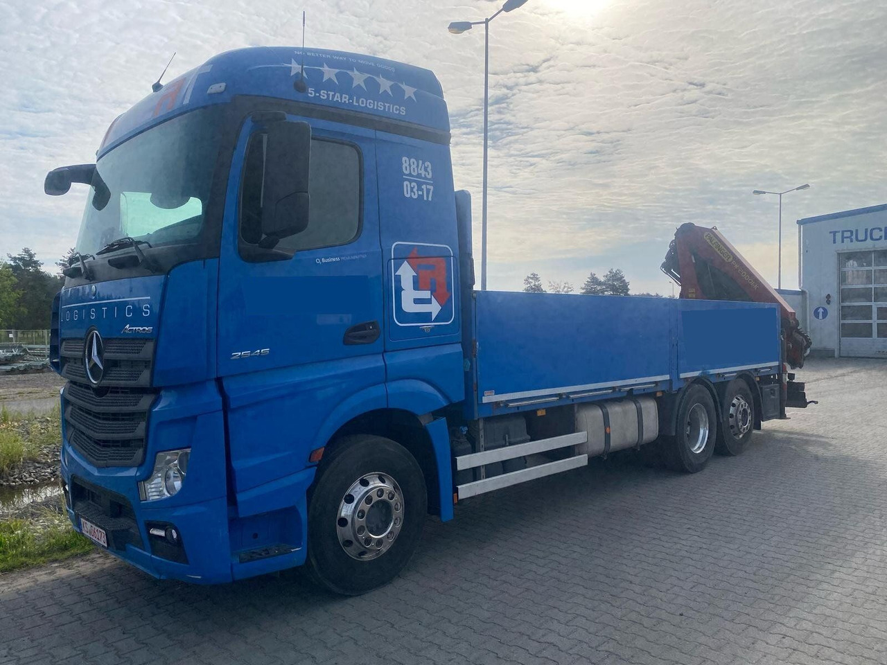 Mercedes-Benz ACTROS 2545 6x2 Pritsch Kran Palfinger PK20001 - Crane truck: picture 1 Mercedes-Benz ACTROS 2545 6x2 Pritsch Kran Palfinger PK20001 - Crane truck: picture 1