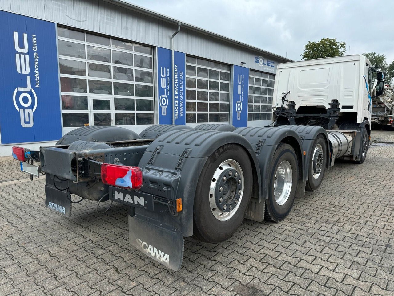 Tank truck, Crane truck Scania G 410 B8x2*6 NB LNG Fahrgestell Nebenantrieb: picture 5