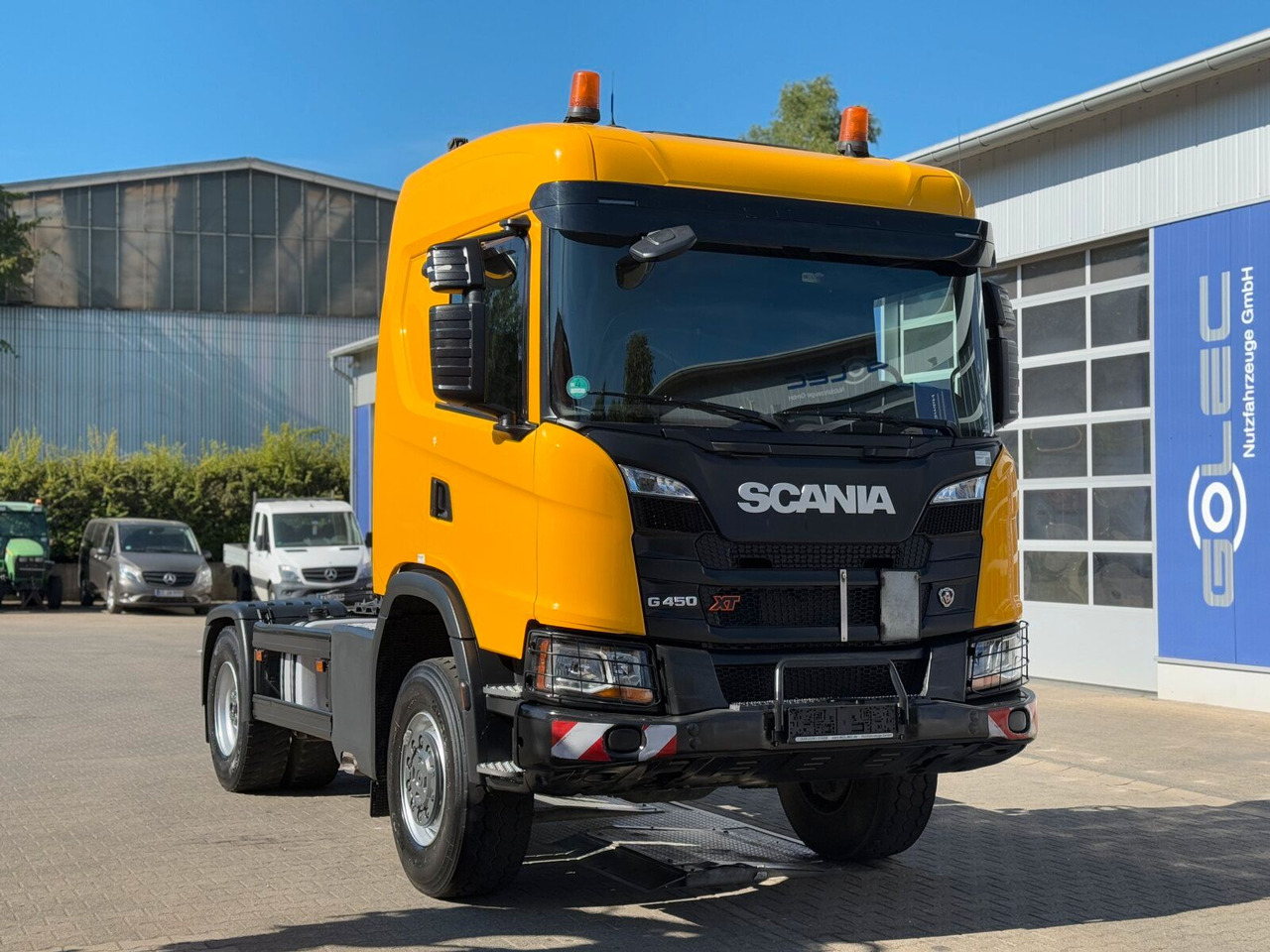 Scania G450 XT 4x4 Euro 6 SZM Kipphydraulik Blatt/ Luft - Tractor unit: picture 1 Scania G450 XT 4x4 Euro 6 SZM Kipphydraulik Blatt/ Luft - Tractor unit: picture 1