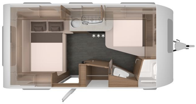 Knaus Sport 450 FU Design Paket - Caravan: picture 3 Knaus Sport 450 FU Design Paket - Caravan: picture 3