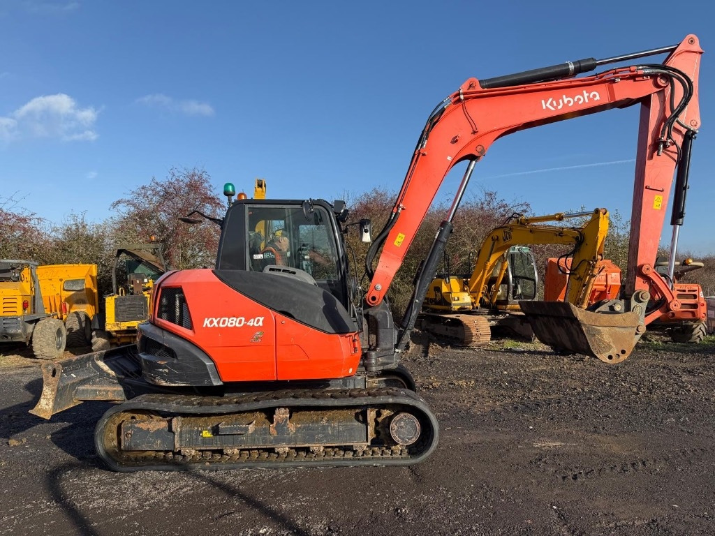 Kubota KX080-4 - Mini excavator: picture 1 Kubota KX080-4 - Mini excavator: picture 1